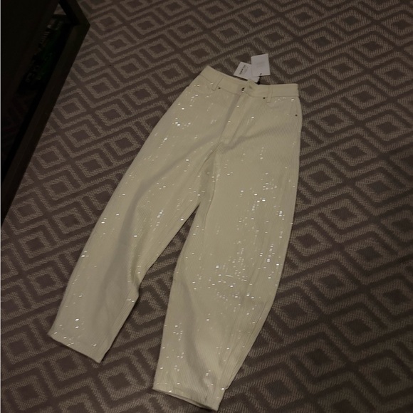 AJE white sequin jeans - Picture 9 of 9